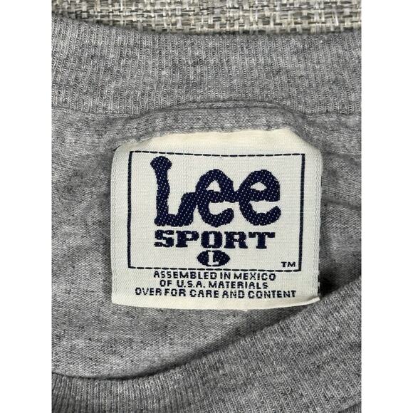 Vintage Texas Rangers Lee Sport Heathered Gray Graphic T-Shirt Nutmeg 1997 Sz S - Picture 6 of 9
